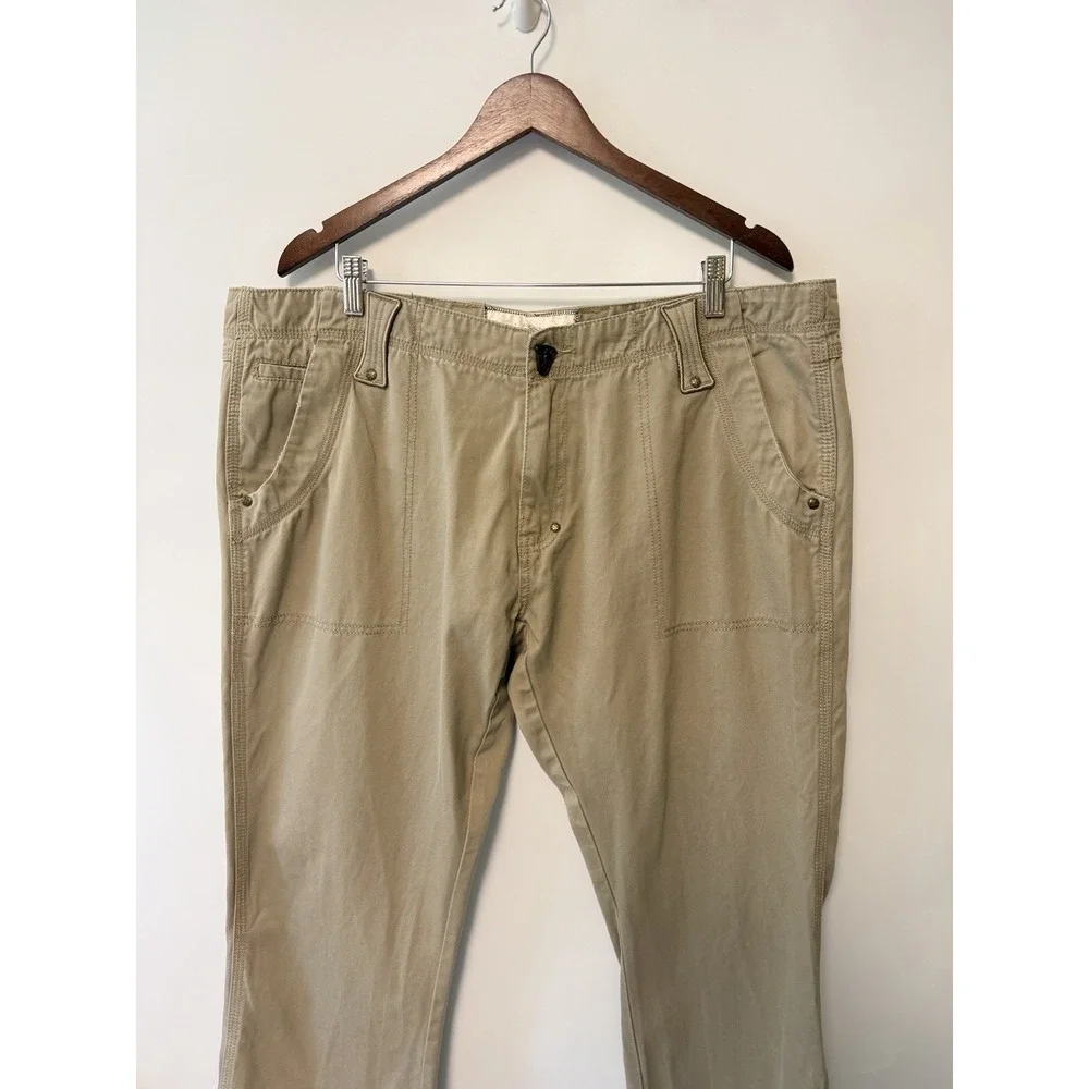 Vintage Blac Label Pants Mens 42x35 Khaki Y2K Studded Skater Punk 90s Gangster